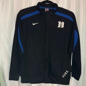 Nike Duke Blue Devils Elite basketball full zip warm-up jacket size XL